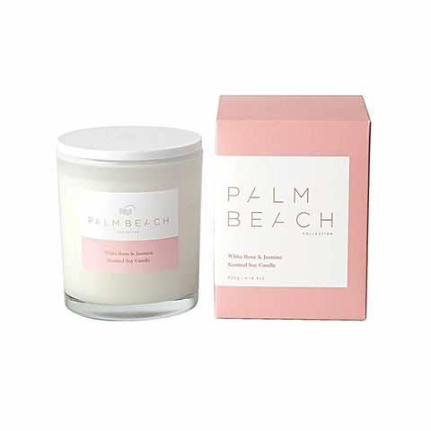 Palm Beach Collection - Scented Soy Candle 420g - White Rose & Jasmine