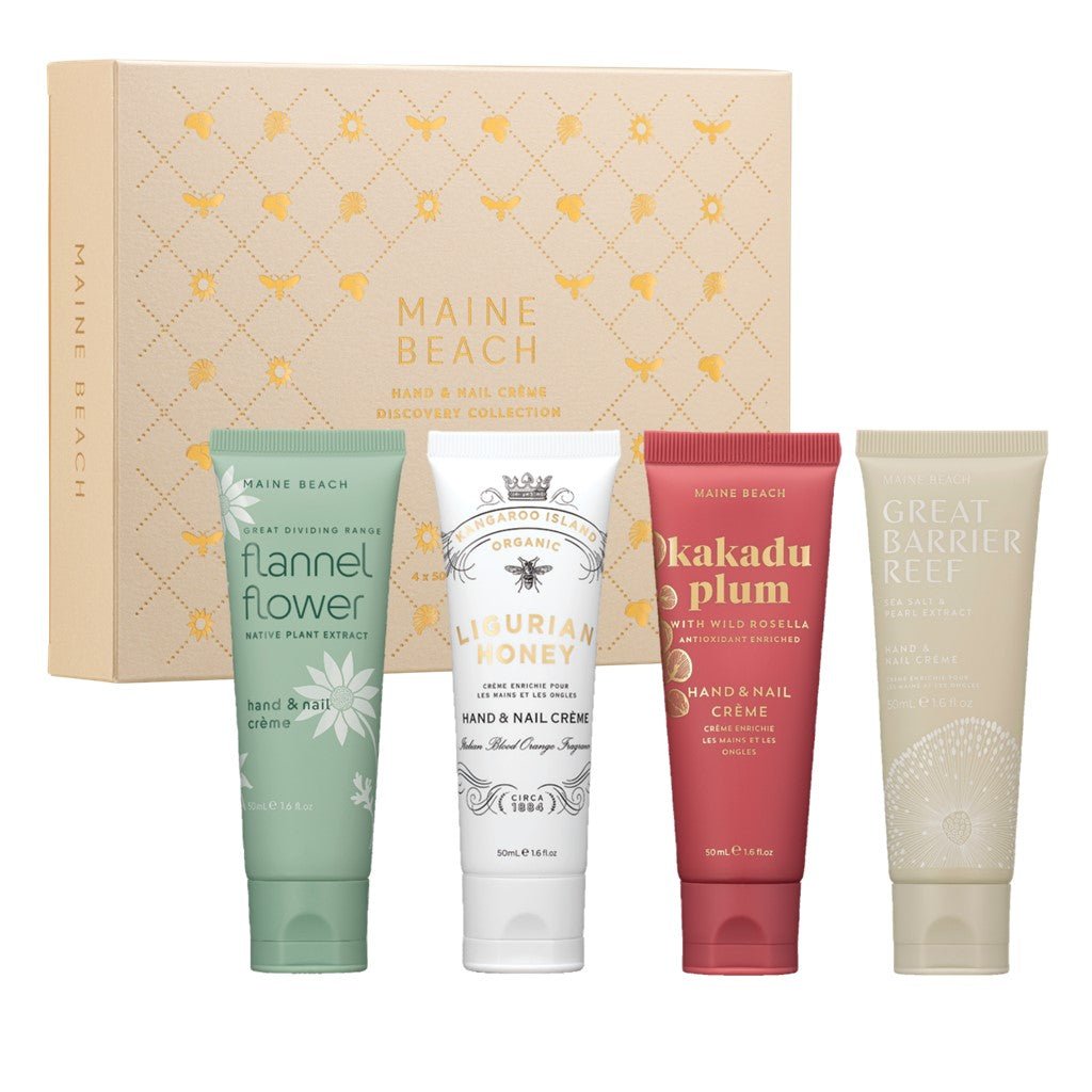 Maine Beach Hand & Nail Cream Discovery Collection - 4x50ml