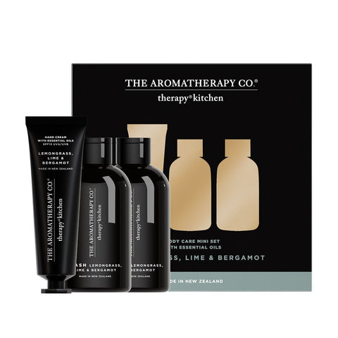 Therapy Kitchen Mini Bodycare Trio Set - Lemongrass, Lime & Bergamot