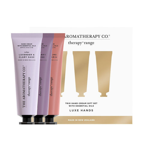 Therapy Luxe Hands Trio Hand Cream Gift Set - Relax, Restore & Uplift