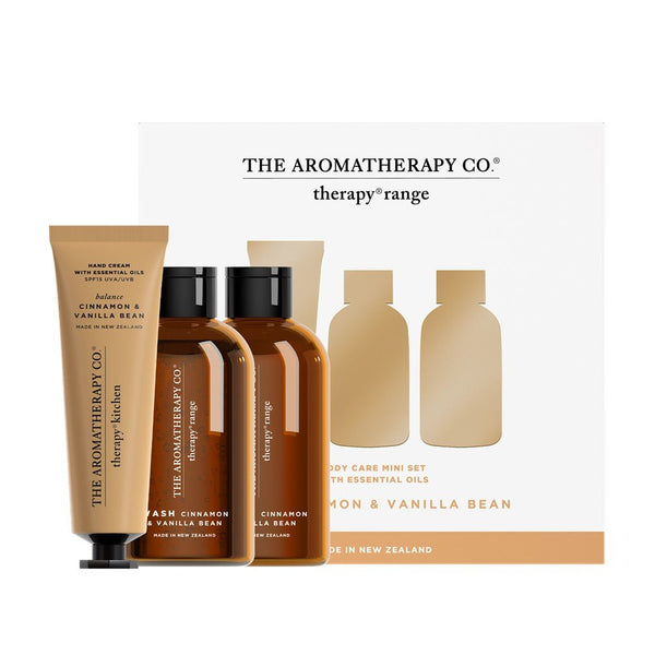 Therapy Mini Bodycare Trio Set - Cinnamon & Vanilla Bean