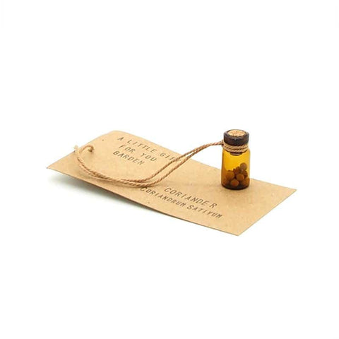 Accessories - Seed Bottle Gift Tag - Coriander