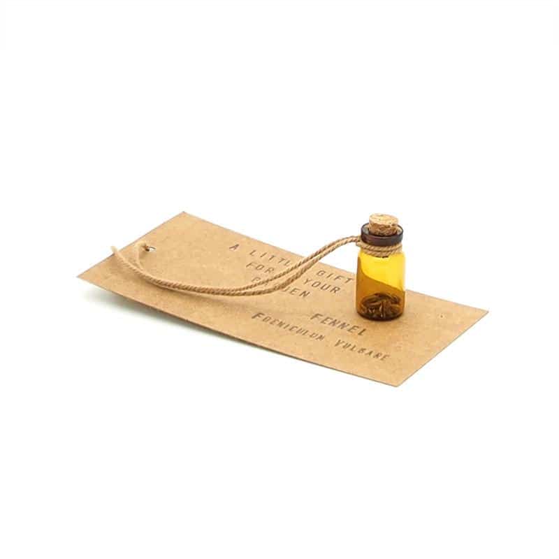 Accessories - Seed Bottle Gift Tag - Fennel