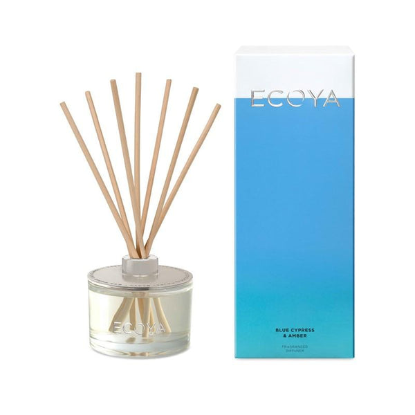 ECOYA - Reed Diffuser 200ml - Blue Cypress & Amber - Oscura - Bath, Body & Home Fragrance