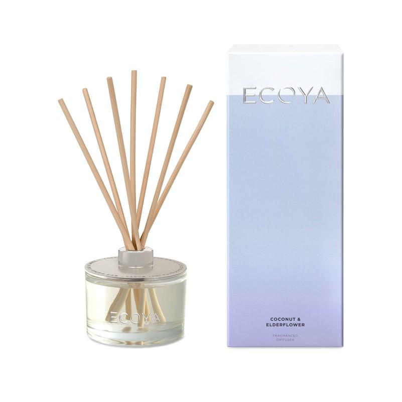 ECOYA - Reed Diffuser 200ml - Coconut & Elderflower - Oscura - Bath, Body & Home Fragrance