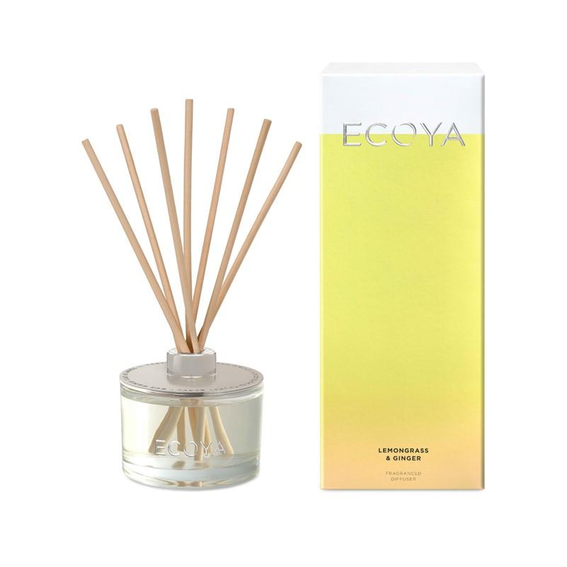 ECOYA - Reed Diffuser 200ml - Lemongrass & Ginger - Oscura - Bath, Body & Home Fragrance