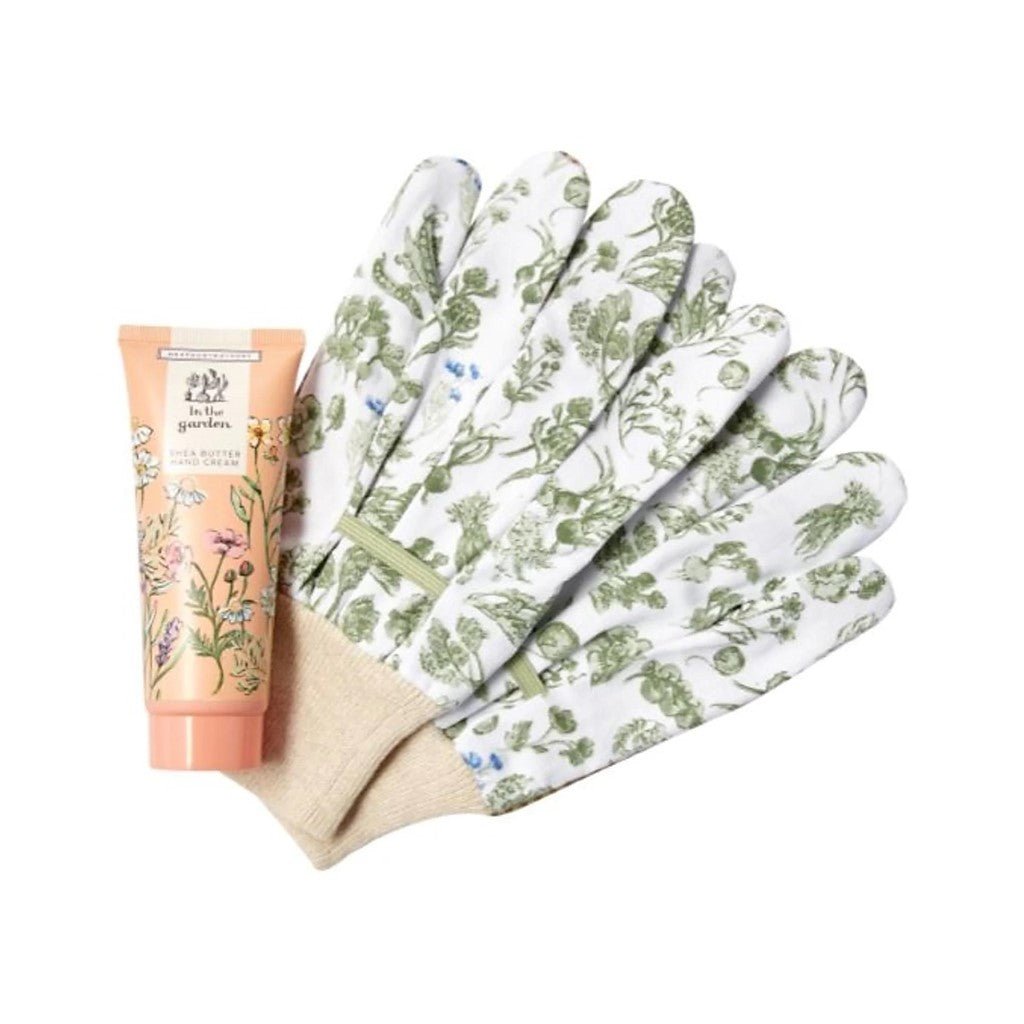 Heathcote & Ivory In The Garden - Gardening Gloves & Hand Cream Set