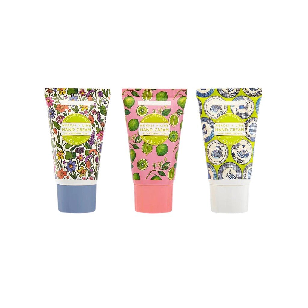 Heathcote & Ivory Sunshine Served Hand Cream Trio - Neroli & Lime