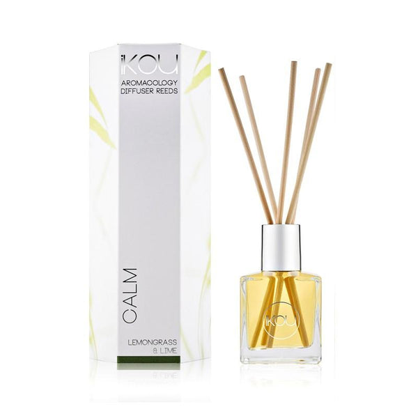 iKOU - Calm - Aromacology Diffuser Reeds - Lemongrass & Lime - Oscura - Bath, Body & Home Fragrance