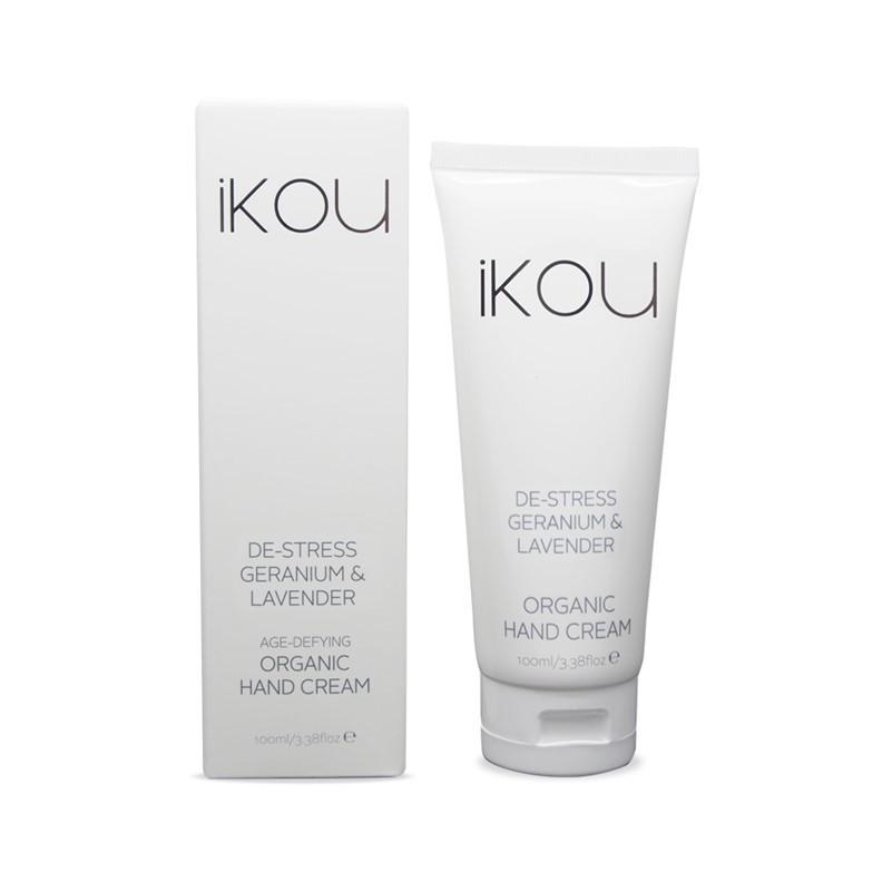 iKOU - De-Stress - Organic Hand Cream 100ml - Geranium & Lavender - Oscura - Bath, Body & Home Fragrance