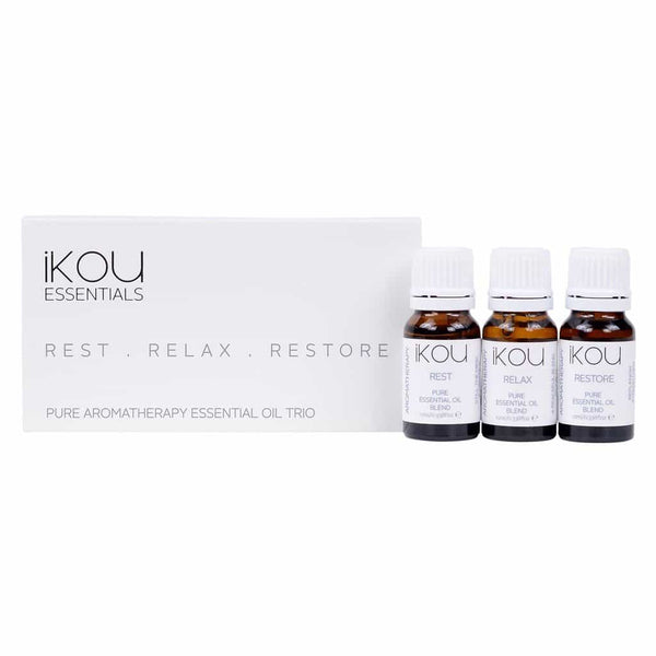 iKOU - Essentials - Essential Oil Trio 3x10ml - Rest, Relax, Restore