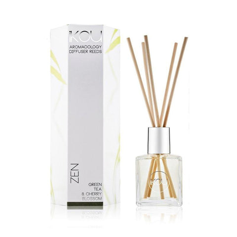 iKOU - Zen - Aromacology Diffuser Reeds - Green Tea & Cherry Blossom