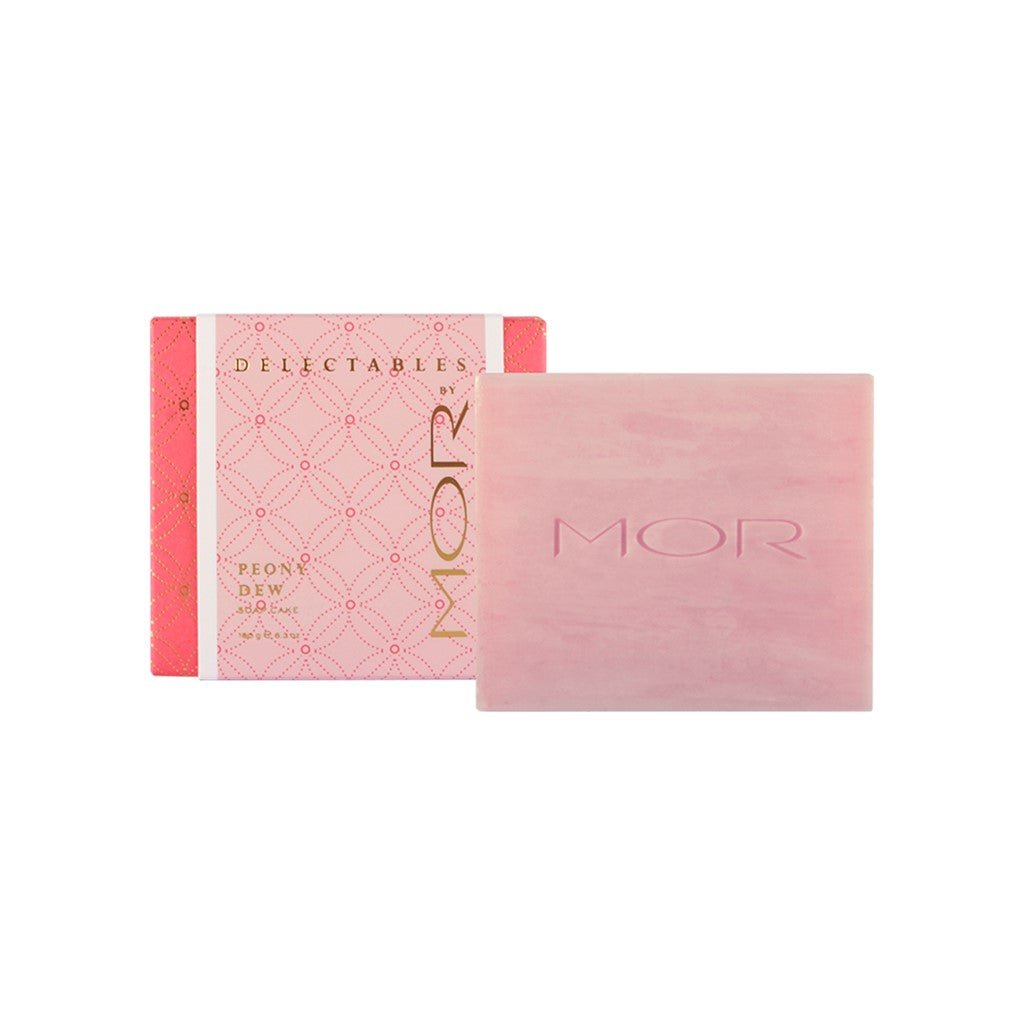 MOR Delectables Peony Dew Soap Cake 180g