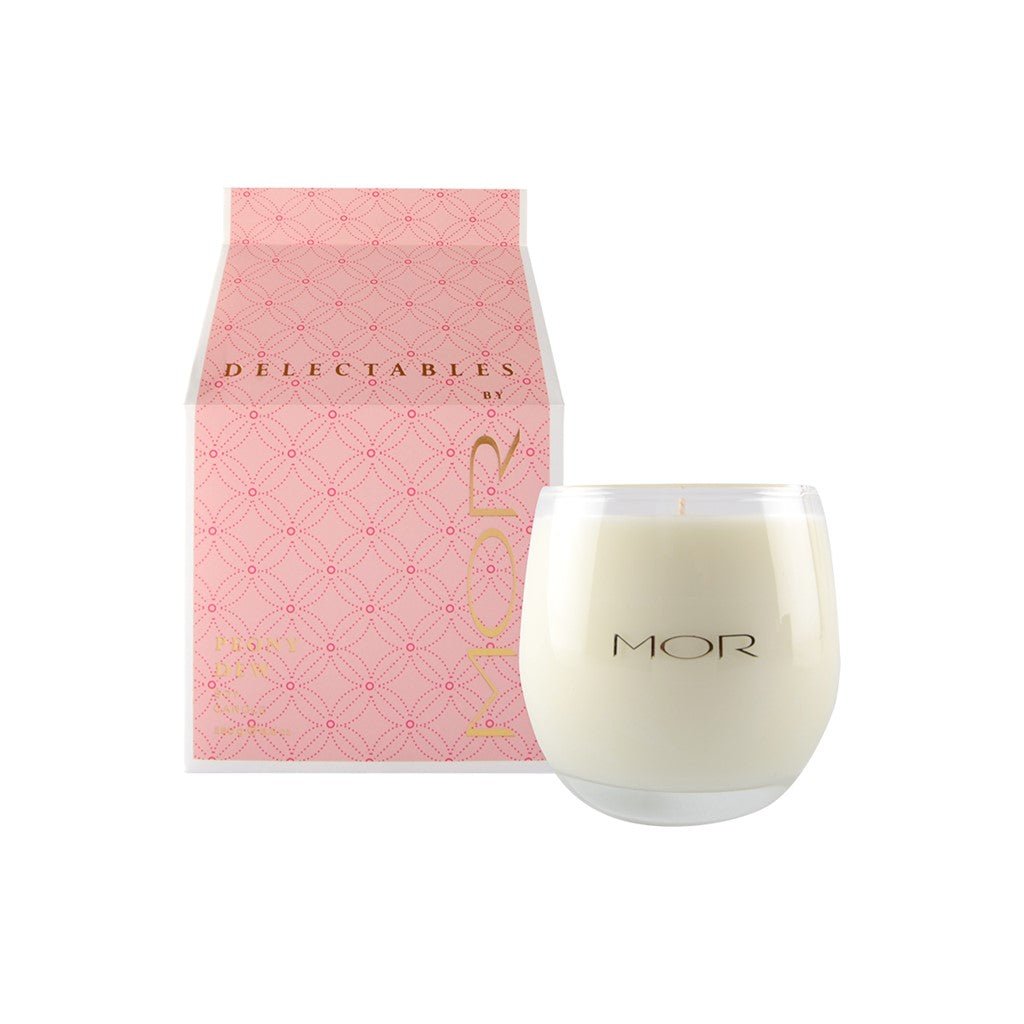 MOR Delectables Peony Dew Candle 250g