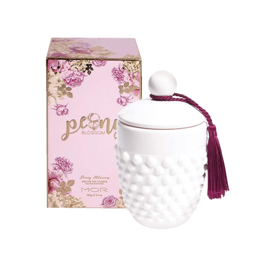 MOR - Deluxe Soy Candle 266g - Peony Blossom