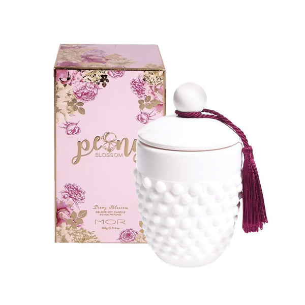 MOR - Deluxe Soy Candle 266g - Peony Blossom