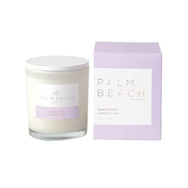 Palm Beach Collection - Scented Soy Candle 420g - Jasmine & Cedar