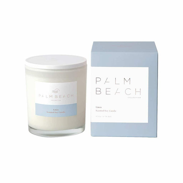 Palm Beach Collection - Scented Soy Candle 420g - Linen