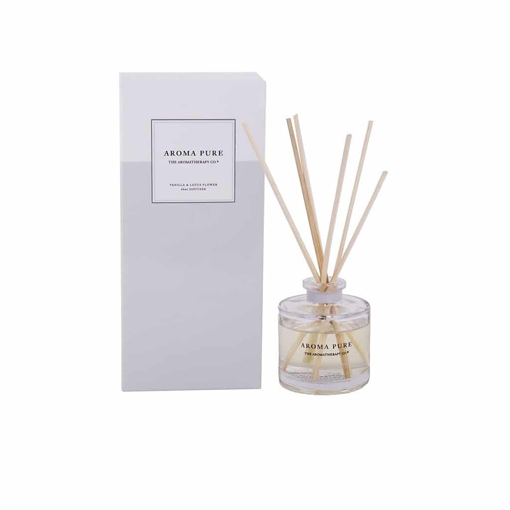 The Aromatherapy Co. - Aroma Pure - Mini Diffuser 40ml- Vanilla & Lotus Flower