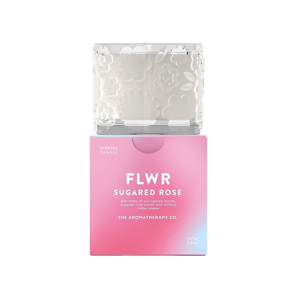 The Aromatherapy Co. FLWR Candle 100g - Sugared Rose