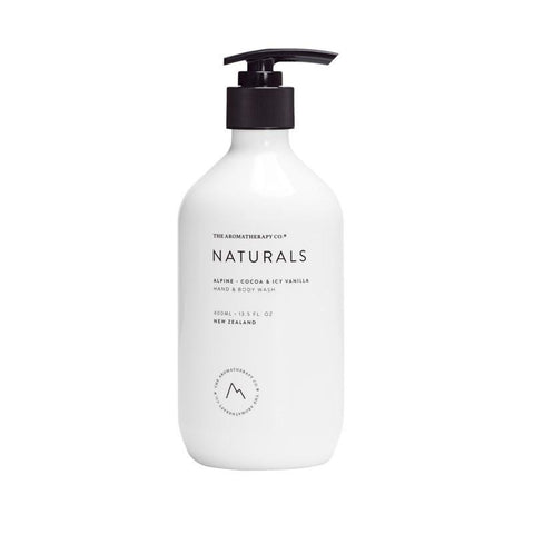 The Aromatherapy Co. - Naturals - Alpine - Hand & Body Wash 400ml - Cocoa & Icy Vanilla