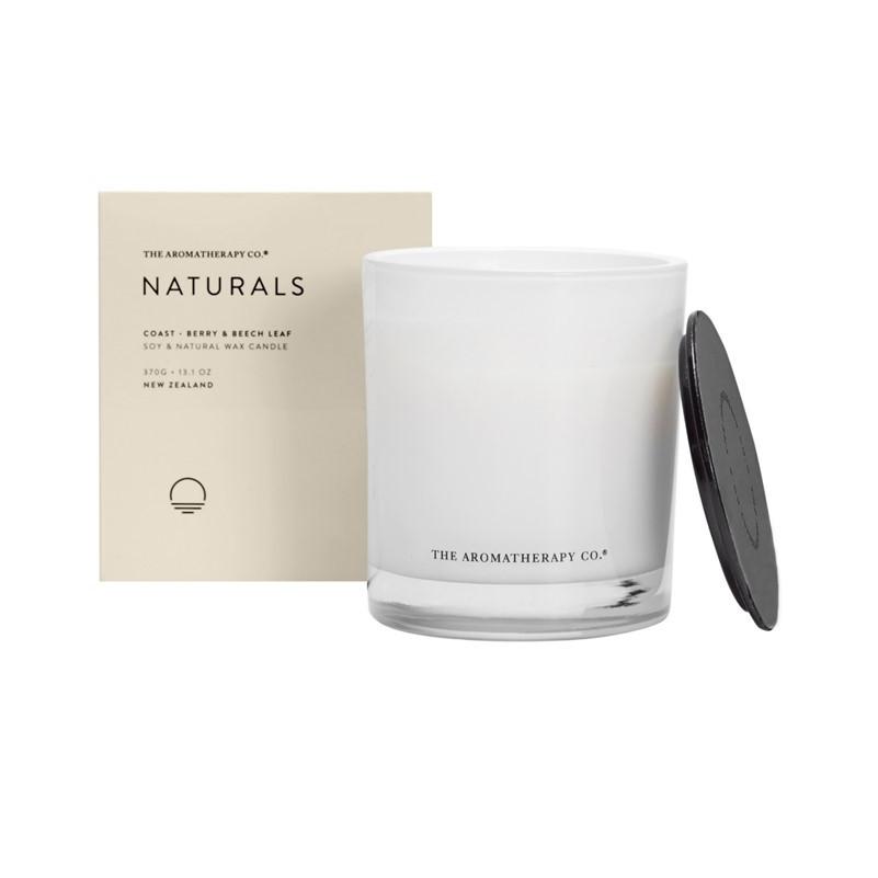The Aromatherapy Co. - Naturals - Coast - Candle 370g - Berry & Beech Leaf