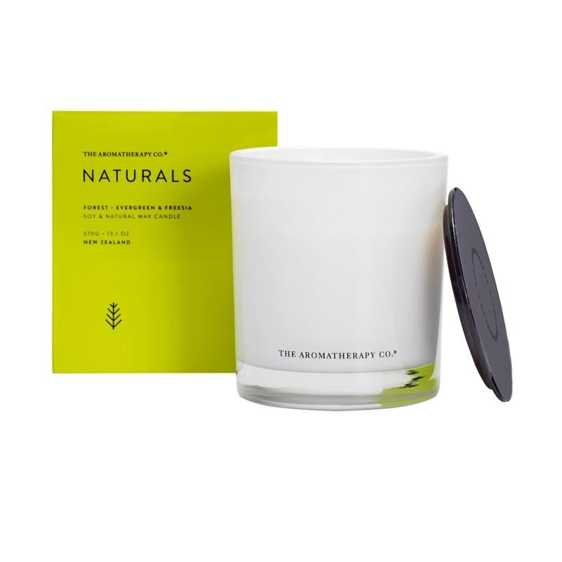 The Aromatherapy Co. - Naturals - Forest - Candle 370g - Evergreen & Freeesia