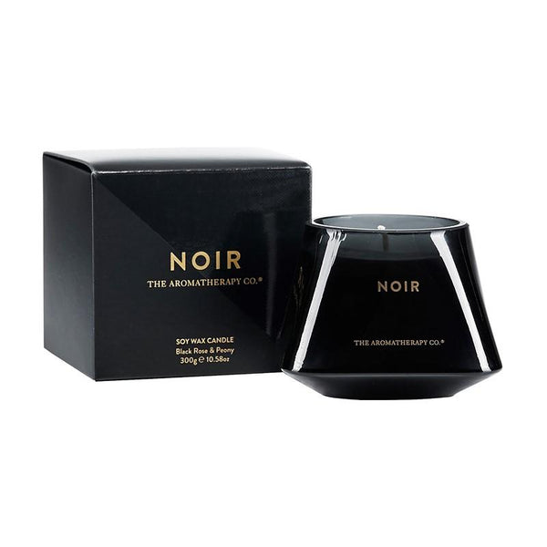 The Aromatherapy Co. - Noir - Soy Wax Candle 300g - Black Rose & Peony