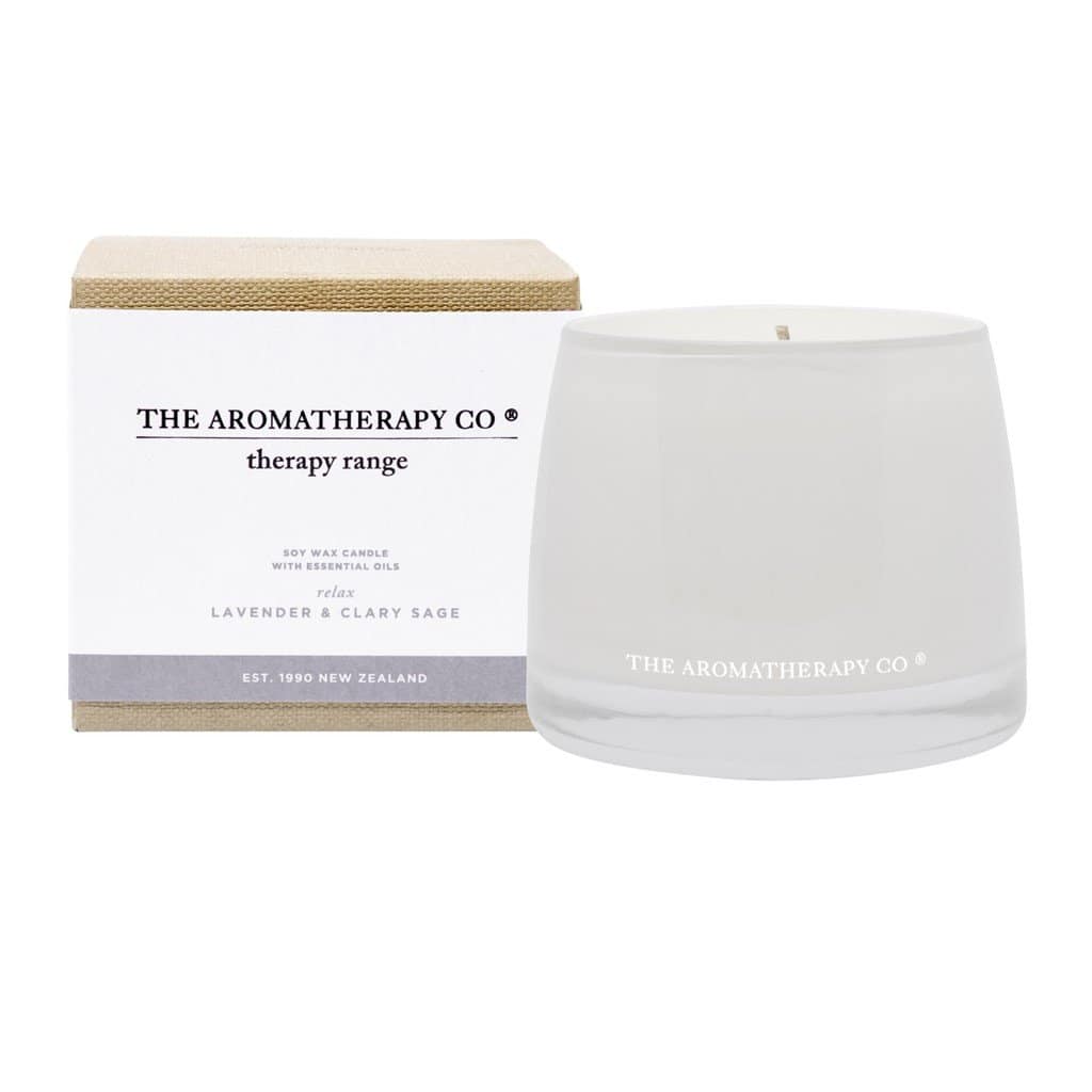 The Aromatherapy Co. - Therapy Range - Relax - Soy Wax Candle 260g - Lavender & Clary Sage