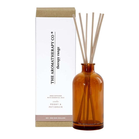 The Aromatherapy Co. - Therapy Range - Soothe - Diffuser 250ml - Peony & Petigrain