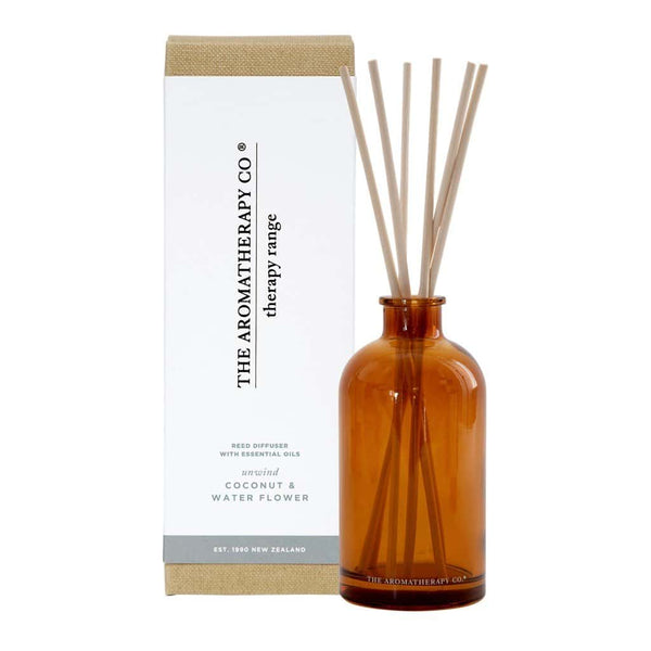 The Aromatherapy Co. - Therapy Range - Unwind - Diffuser 250ml - Coconut & Water Flower