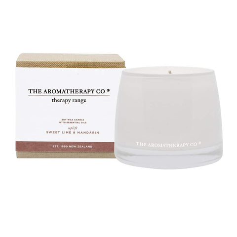 The Aromatherapy Co. - Therapy Range - Uplift - Soy Wax Candle 260g - Sweet Lime & Mandarin