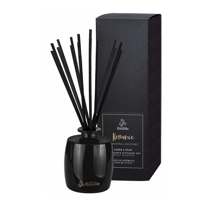 Urban Rituelle - Scented Offerings - Romance - Fragrance Diffuser Set 200ml - Amber & Musk