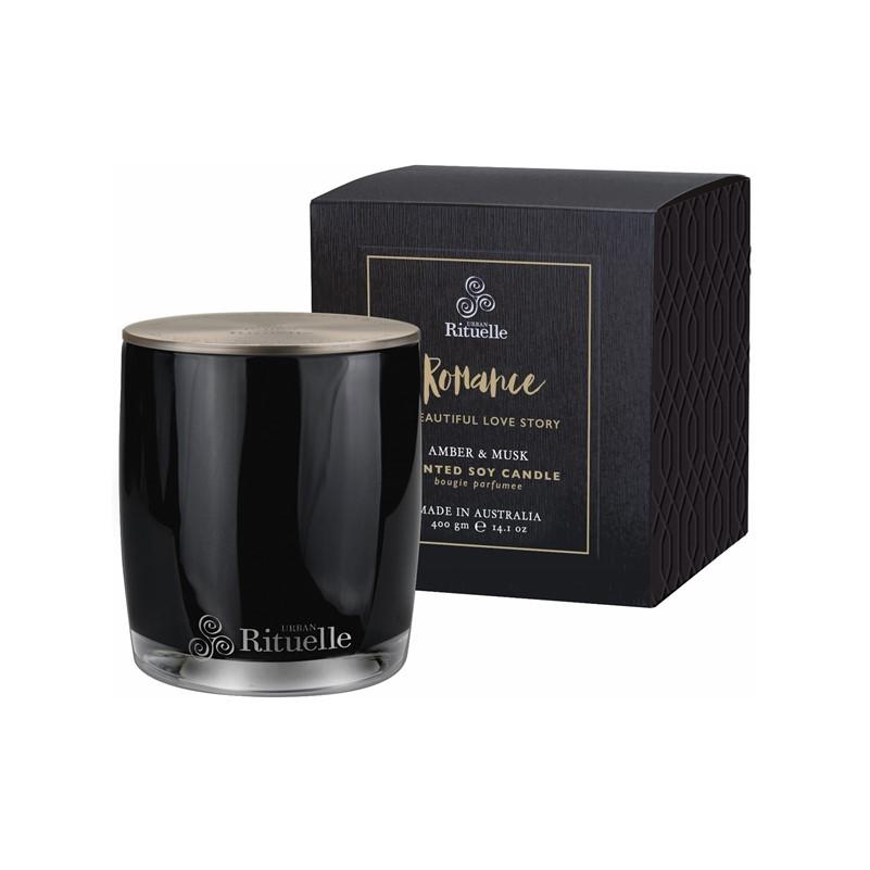 Urban Rituelle - Scented Offerings - Romance - Scented Soy Candle 400g - Amber & Musk